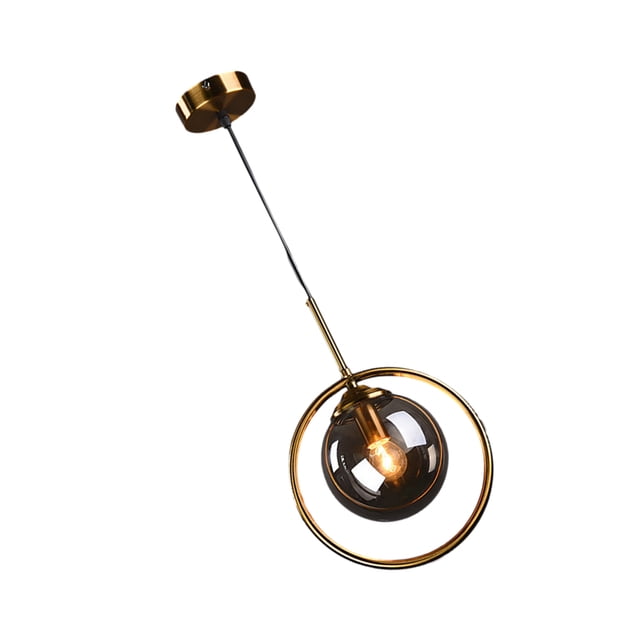 Billuyoard Lámpara colgante de estilo simple moderno de metal - Iluminación elegante para cualquier ocasión Buenas decoraciones Iluminación y accesorios cenicero de cristal