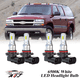 thumbnail image 1 of Compatible con 2003 2004 2005 2006 Chevrolet Suburban 1500 2500 Kit de bombillas LED para faros (combo de luz alta y baja) (Paquete de 4), blancas 6500K 10,000LM súper brillantes, plug and play, 1 of 10