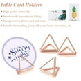 thumbnail image 3 of 20 Pcs Rose Gold Place Card Holder Photo Holder Place Card Holder Memo Holder Place Card Name Holder Picture Clip, 3 of 5