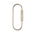 thumbnail image 1 of Jinyi Durable Screw Clip Key Chain Ring Simple Car Keychain Key H For Men Women(4pcs, ), 1 of 5