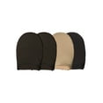 thumbnail image 3 of MeMoi 4 Pair Women's Fine-Edge Mule Toe Covers with Cotton Cushioning - Womens - Female, One Size, Nude-Black, 3 of 5