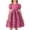 Brick Red, variant on LWNYDPLSD 4t Princess Dress Long Sleeve Evening Gown Infant Gowns Plus Size White Dress Fairy Dress Thanksgiving Dress Toddler Size 5 Girls Clothes, 4-5 Years