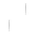 thumbnail image 3 of Sidaley Palanca de neumáticos para bicicleta de carretera, bicicletas de ciudad, palanca de acero, barra de palanca, herramienta de cambio de Blanco plateado 2piezas, 3 of 6