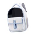 thumbnail image 4 of DOLITY Sac à Dos pour Chat Fenêtre Transparente en Cuir PU Sac pour Chiot Marche Blanc, 4 of 9