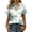 Light Green, variant on ASDFVBKG Women's Classic Stain Polo Shirt Long Sleeve Casual Collared Shirts Button Dressy Lounge Vintage Floral Print Women's Tops Green M