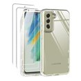 thumbnail image 1 of Funda transparente KIOMY para Samsung Galaxy S21 FE 5G con 2 protectores de pantalla, 1 of 7