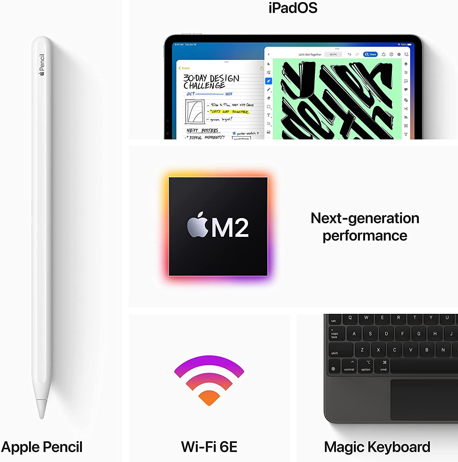 Apple 12.9-inch iPad Pro Wi-Fi 2TB - Silver - (6th Gen) - Walmart.com