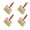 140, variant on 4Pieces Stain Applicators Set with Natural Bristles Ideal for Deck Terrace and Furniture Coating Projects Supplies