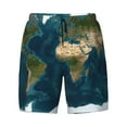 thumbnail image 4 of Lsque Mens Swim Trunks World Map Pattern - Bathing Suit Compression Liner - Beach Swim Shorts Swimwear - (S-3XL) - Stretch Quick Dry -XX-Large, 4 of 9
