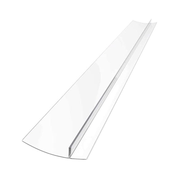 Billuyoard Protector de estufa de cocina resistente a tiras selladas con grietas de silicona para estufa Herramientas y accesorios para hornear Transparente 2 uds 21 pulgadas