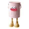 thumbnail image 2 of Pen Holders Cup With Foot Cute Desktop Pencil Storage Organizer With Handle Desk Small Bucket Pails For School Classroom Accessory, 2 of 8