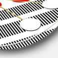 thumbnail image 3 of Designart 'Retro Geometrical Abstract Minimal Pattern Xi Mid-Century Modern Wall Clock, 3 of 4