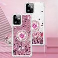 thumbnail image 2 of Quicksand Case for Motorola Moto G Power 5G (2023) for Women Girls, Glitter Sparkle Flowing Clear Soft TPU Liquid Cover with Bling Diamond Kickstand for Moto G Power 5G (2023) -Rose Gold, 2 of 14