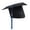 Blue, variant on Homesteed Graduation Cap with Tassel Adjustable Academic Mortarboard for High School College University Commencement Ceremony Photo Prop