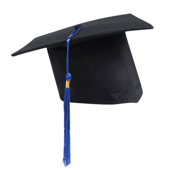 Neutral Adult Child Graduation Cap with Tassel Adjustable High School University