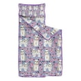 thumbnail image 2 of Bichon Dog Purple Florals Toddler Nap Mats for Kids Preschool,Sleeping Mat Bag or Kids,Toddler Sleeping Bag,Toddler Nap Mat or Daycare, 2 of 6