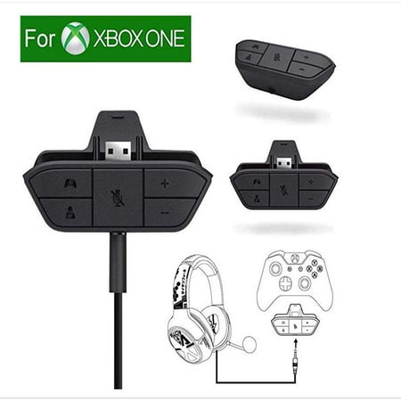 Xbox Stereo Headset Adapter Audio Game For Microsoft One Controller Dr - Chat And Synchronous One Stereo Headphone Accreate Best