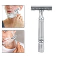 thumbnail image 3 of de afeitar de seguridad de de doble para hombre, afeitadora de para doméstico, con 5 hojas de afeitar de material acero Yinane maquinilla de afeitar de seguridad de doble filo, 3 of 7