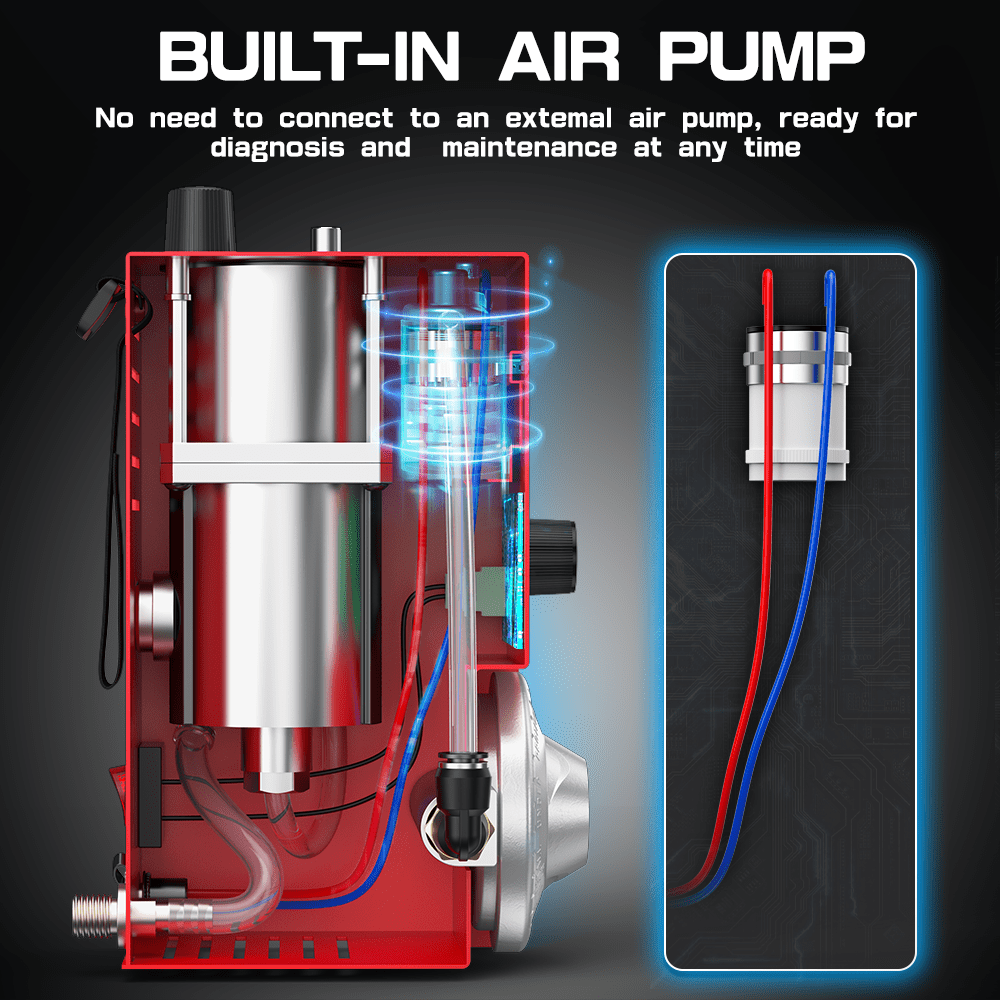 ANCEL EVAP Smoke Machine Car Leak Dector Vacuum Pipe Leak Diagnostic, Car Fuel Pressure Gauge Tester, Smoke Machine for Automotive Truck