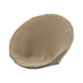 thumbnail image 5 of Fancyes Round Saucer Chair Cover Jacquard Moon Chair Slipcover Washable Soft Anti Slip Stretch Replace Seat Protector for Living Room Khaki, 5 of 8
