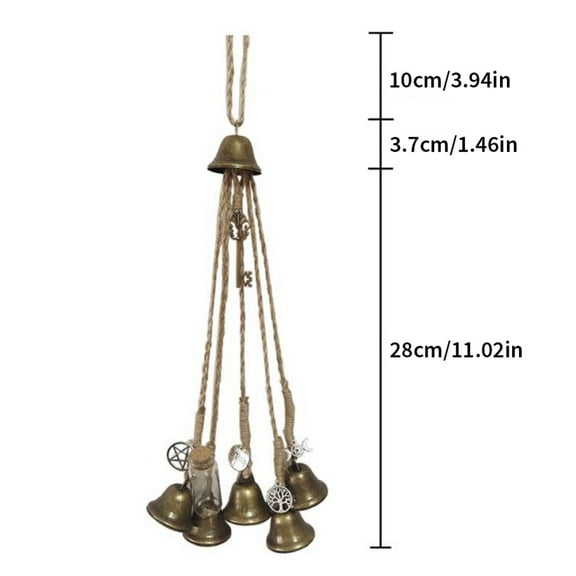 Clearance!Witch Bells Handmade for Attracts Positive And Drive Out Negative Witchy Decor