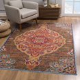 thumbnail image 1 of eRug Outlet Savannah Collection Traditional Area Rug Large (9x12 feet) - 9'2" x 12'5", Rust, 1 of 6