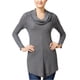 thumbnail image 2 of Suéter BCX con Cuello Vuelto para Mujer Gris Grande, 2 of 2