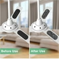 thumbnail image 4 of 10 Pcs Ceiling Fan Filters for Blades Activated Coconut Shell Carbon Air Filter Easy-Stick Ceiling Fan Blade Filters Thickness Ceiling Fan Air Filters for Home Office Common Household Contaminants, 4 of 7