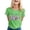 Light Green, variant on Plus Size Shirts for Women Easter Day Cartoon Bunny Short Sleeve T Shirts Summer Tops Going Out Summer Outfits