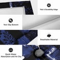 thumbnail image 6 of Navy Blue Black Outdoor Rug for Patio/Deck/Porch, Non-Slip Large Area Rug 6 x 9 Ft, Modern Abstract Art Botanical Indoor Outdoor Rugs Washable Area Rugs, Reversible Camping Rug Carpet Runner, 6 of 8