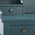 thumbnail image 6 of SAFAVIEH Landon 5-Drawer Writing Desk Teal, 6 of 7