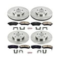 thumbnail image 3 of Power Stop Front and Rear Stock Replacement Brake Pad and Rotor Kit KOE1545, 3 of 8