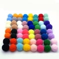 thumbnail image 2 of Shisuyan Small Craft Pompoms Dacron 160Pcs 1In, 2 of 8