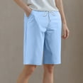 thumbnail image 2 of Pantalones Ligeros de Yoga para Mujeres de Cintura Alta Pantalones Cortos de Color Sólido, Uso Deportivo de Fitness Suave para Tenis Y Baile, 2 of 7