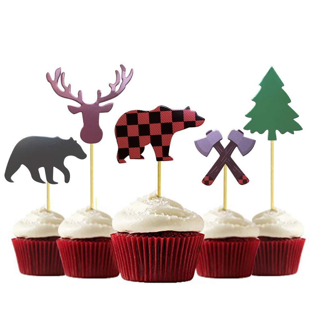 buffalo plaid baby shower supplies