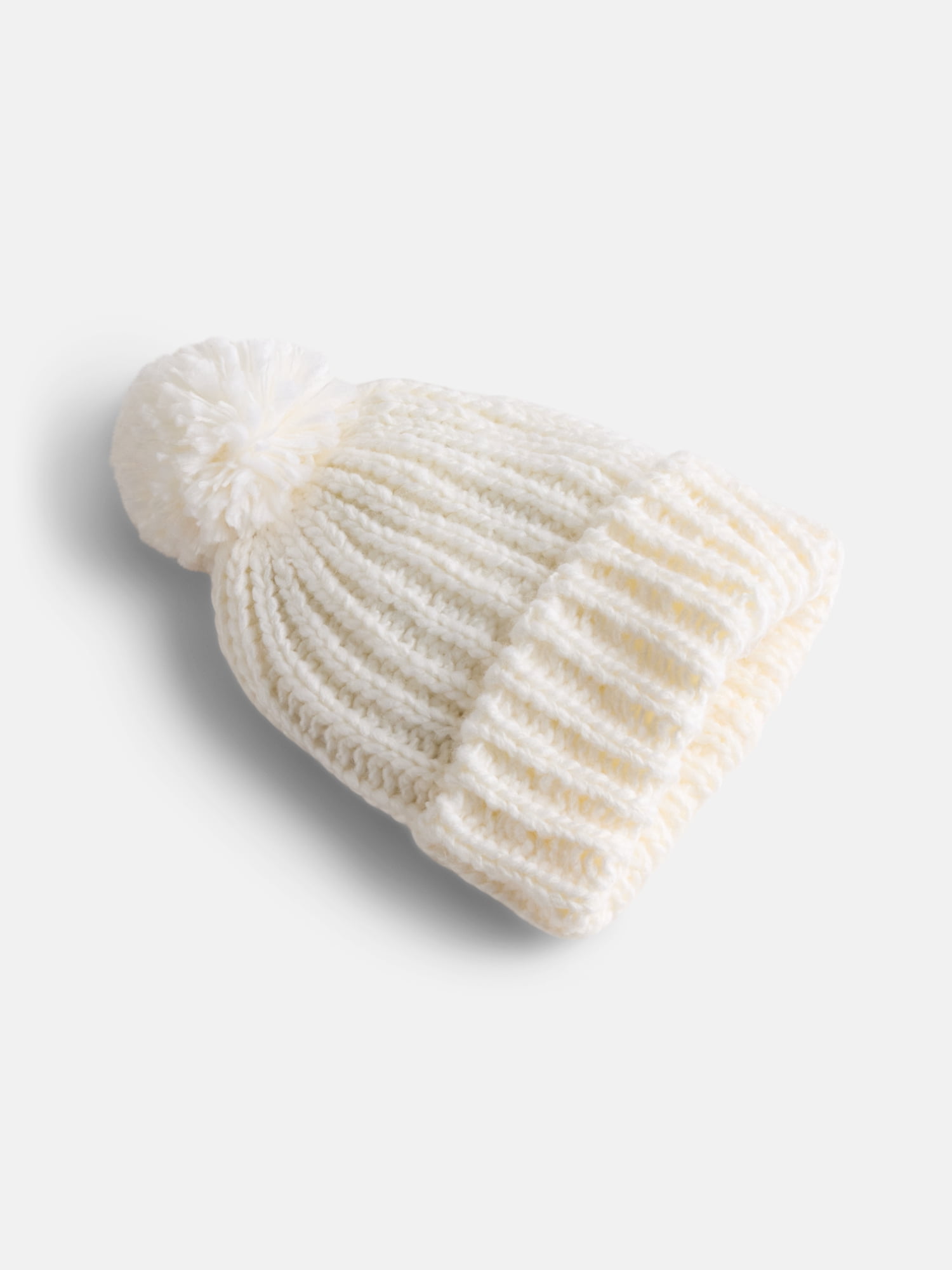 Scenario Women's Chunky Textured Beanie, One Size Fits Most, Winter White