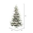 thumbnail image 4 of Vickerman 8.5' x 62" Flocked Sierra Fir Artificial Christmas Tree, Unlit, 4 of 5