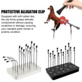 thumbnail image 3 of Magnetic Helping Hands for Soldering with 12 Flexible Magnetic Clips, Steel Box Station, Ideal for Model Painting Stand, Soldering, PCB, and Crafts, 3 of 8