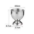 thumbnail image 2 of Egg Cup Set, 4pcs Egg Rack, Stainless Steel Egg Rack, Kitchen Utensils for Dinner, 2 of 5