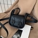 thumbnail image 4 of Black Bolsos de hombro pequeños a juego para mujer y niña, bolso cruzado de Pu, bolsos informales, 4 of 5