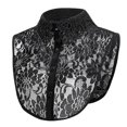 thumbnail image 1 of Stylish Detachable Half Shirt Half Blouse with Floral Lace Fake Collar Elegant for Women, 1 of 2