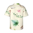 thumbnail image 3 of Lovely Monkeys And Palm Trees Hawaiian Shirts For Men, Summer Short-Sleeve Relaxed-Fit Button-Down Shirts Large, 3 of 9