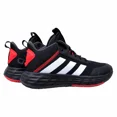 thumbnail image 4 of Adi-das Ownthegame 2.0 Sneakers For Men Basketball Black Lightweight H00471, 4 of 5