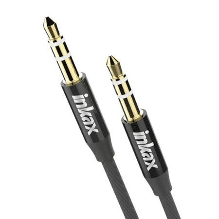 UrbanX 3.5mm Nylon Braided Aux Cable 3.3ft/1m Hi-Fi Sound, Audio Adapter Male to Male AUX Cord for Samsung Galaxy A5 (2017) Headphones, Car, Home Stereos, Speaker, Echo & more