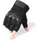 thumbnail image 2 of Guantes tácticos sin dedos para moto, motocicleta, ciclismo, escalada, senderismo, caza, para tiro, caza, motociclismo, escalada (XL-negro), 2 of 5