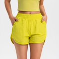 thumbnail image 3 of Pantalones cortos deportivos de verano para mujer, de cintura alta, de secado rápido, absorbentes del sudor y antiexposición, 3 of 4