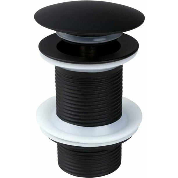 Tapón de drenaje emergente, tapón emergente sin rebosadero, tapón de fregadero emergente universal, tapón de fregadero, tapón de drenaje de fregadero, tapón de drenaje negro para fregadero y fregadero esquí esquí Gafas de esquí