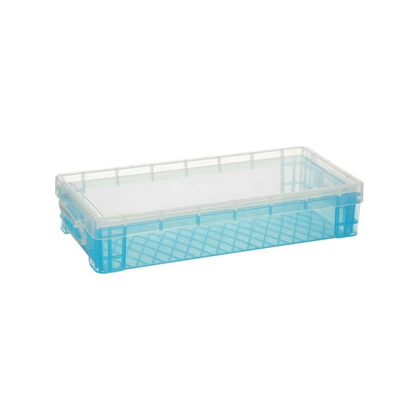 Tholdsy Caja de almacenamiento Estuche de lápices Suministros para el hogar Accesorios para el hogar Conveniencia Portaherramientas de cartulina Azul