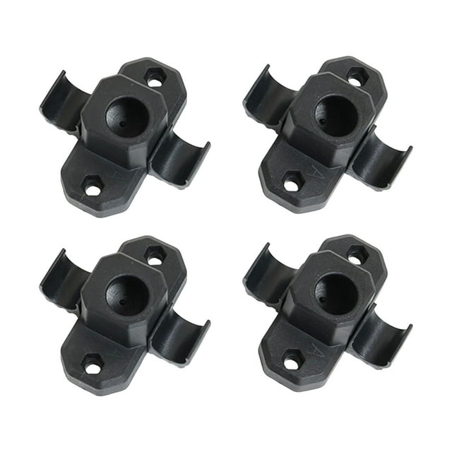 4 piezas Ajuste de la mesa de campamento Conector de la pierna para campamentos Tablas plegables Accesorios de reparación de mesa de campamento noslip Diámetro del agujero 18 mm