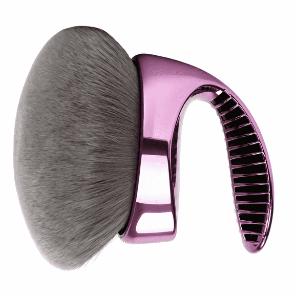 Body Makeup Brush, Large Kabuki Brush for Body to Blend and Blur, 4.5 in Extra Large Wide Headed Kabuki Brushes for Self Tanner, Leg Makeup Blending Applicator for an Effortless Pretty Finish, Purple